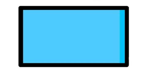 <p>What shape is the picture?</p>