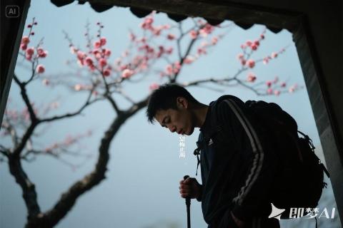<p><strong>望梅___渴</strong></p>