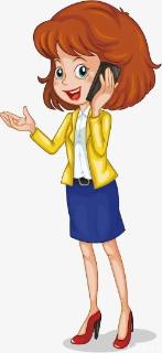 <p>她在做什么呢？</p>