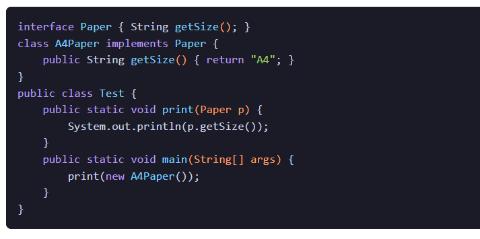 <p>以下代码的输出结果是？</p>