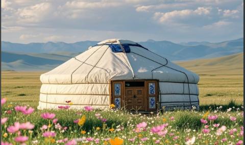 <p>大草原居住着蒙古族人民,他们以放牧为生。蒙古族人民使用蒙古包的主要原因是？</p>