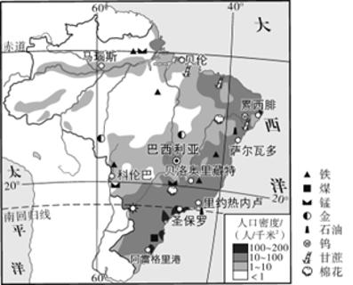 <p><strong>巴西的人口和城市主要分布在(        )</strong><span data-tex=""> </span></p>