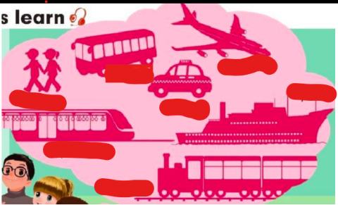 <p>Can you name as many ways to travel as possible?</p>