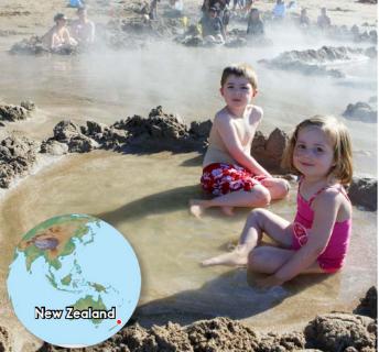<p>Why do visitors to this beach dig holes in the sand?</p>