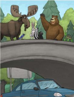 <p>Who was the bridge built for? </p>