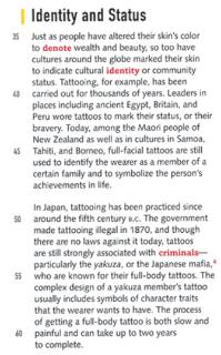 <p>Why are tattoos disapproved of in Japanese society?</p>
