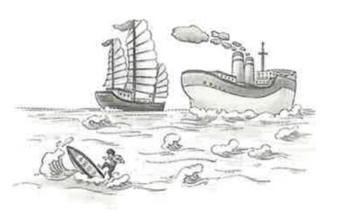 <p>图中所示为重绘漫画《小农经济好比“看鸭船”，一碰就翻》，原画发表于1953年某报纸。该漫画意在说明（ ）</p>