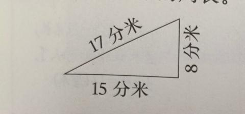 <p>请计算出图片中三角形的周长</p>