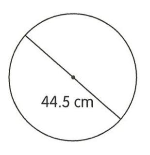 <p>Find the circumference of each circle. (Take = 3.14.)</p>