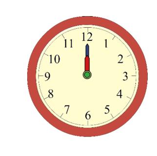 <p>填写钟面上的时间</p>