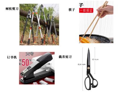 <p>以上工具中，属于费力杠杆的有（）</p>