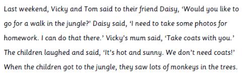 <p>1. Mum wanted Tom, Vicky, and Daisy to ……………………………… with them.</p>