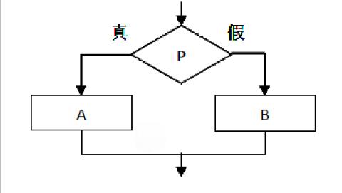 <p>右图所示的分支（选择）结构中，描述正确的是（ ）</p>