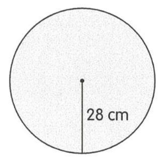 <p>Find the area of each circle. (Take <span data-tex="\pi"> </span>= <span data-tex="\frac{22}{7}"> </span>) (Just write the number with units)</p>