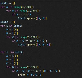 <p>以下关于给定 Python 代码解决“国王年龄”问题的描述&#xff0c;哪一项最准确地反映了代码的设计思想&#xff1f;</p>