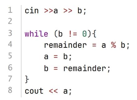 <p>阅读下面的C++代码，其中变量都是整型，则说法正确的是( )。</p>