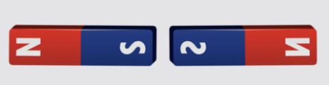 <p>These magnets will ________.</p>