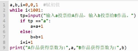<p>如下图所示&#xff0c;是使用 Python 编写的投票程序&#xff0c;想一想&#xff0c;如果用户输入的数据既不是 a&#xff0c;也不是 b&#xff0c;结果会<span data-tex=""> </span>&#xff08;&#xff09;</p>