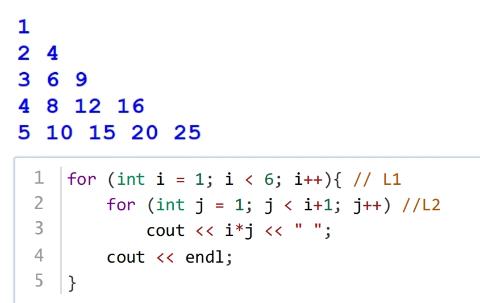 <p>下面C&#43;&#43;代码用于实现如下图所示的效果&#xff0c;其有关说法正确的是&#xff08; &#xff09;。</p>