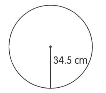 <p>Find the circumference of each circle. (Take = 3.14.)</p>