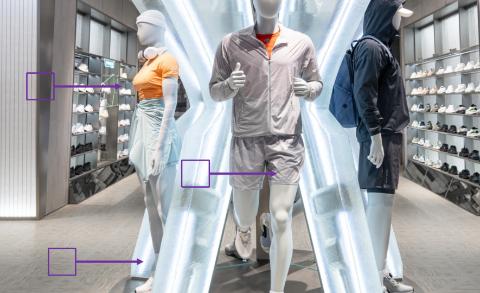 <p>以下选项关于图中装饰细节描述正确的是？</p>