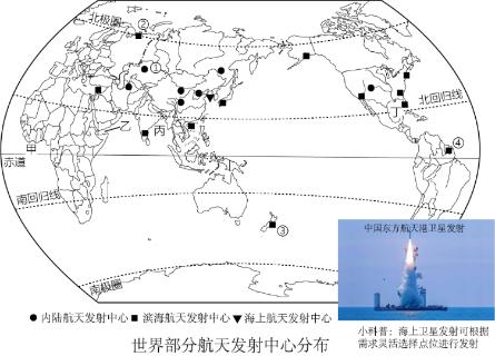 <p><strong>航天发射中心见证了人类对太空的探索。读图回答问题。</strong><span data-tex=""> </span><span data-tex=""> </span>据图观察&#xff0c;拥有“内陆航天发射中心”和“滨海航天发射中心”最多的国家分别是&#xff08;   &#xff09;</p>