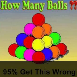 图中有多少颗小球？据说95%的人都做错了~