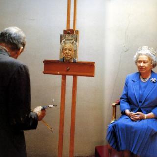 是谁在给英国女王画像