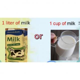 How much milk do we need?