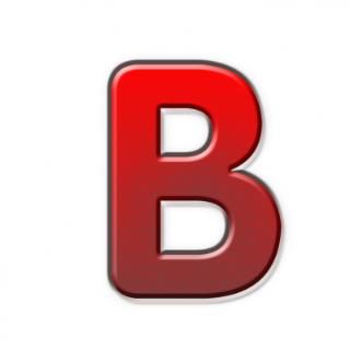 B