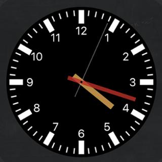 时钟上显示什么时间？