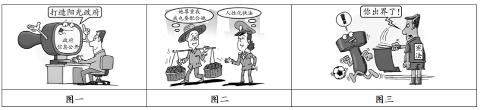 <p>以下三幅图片的共同寓意是</p>