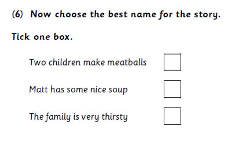 <p>Now choose the best name for the story.</p>