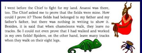 <p>Why couldn&#39;t Chameleon prove he owned his lands?</p>