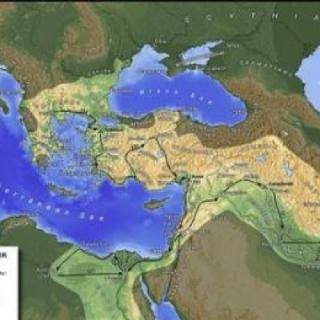 The old world was made up of what continents?