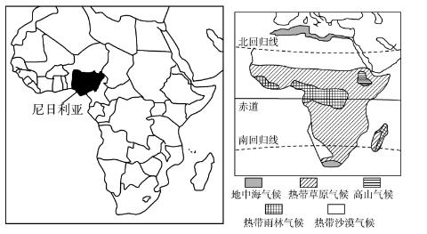<p>尼日利亚地理特征的叙述，正确的是( )</p>
