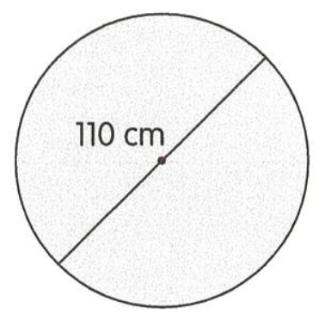 <p>Find the area of each circle. (Take <span data-tex="\pi"> </span>= 3.14) (Just write the number with units)</p>