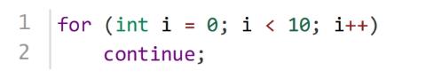 <p>下面C&#43;&#43;代码执行后将导致死循环。</p>