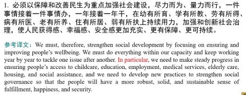 <p>红色字体体现了什么翻译策略</p>