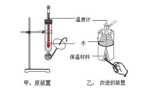 <p>小蕊在测定食物中所含的能量时，对实验装置进行了改进，如下图所示。下列相关叙述不正确的是</p>
