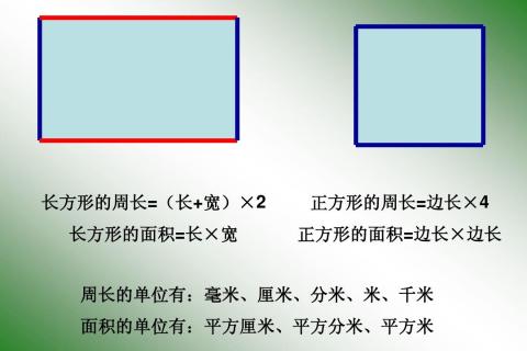 长方形的面积
