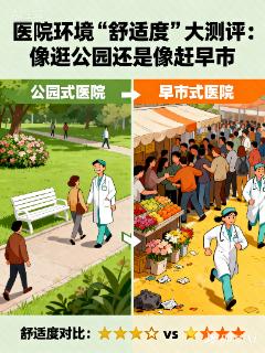<p><strong>1. 医院环境 “舒适度” 大测评：像逛公园还是像赶早市？</strong></p>