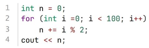 <p>下面C++代码执行后的输出是（ ）。</p>