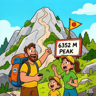 <p>Which part of the mountain is the "peak" ? </p>