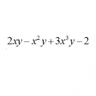 What is the degree and how many terms&nbsp;