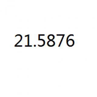 Round 21.5876 to the 1 significant figure