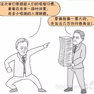•两位科学家继续开展规模更大、时间更长的前瞻性调查，观察肺癌发病和因病死亡，P&lt;0.01