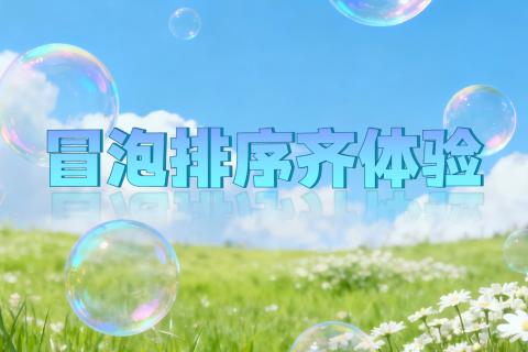 冒泡排序齐体验