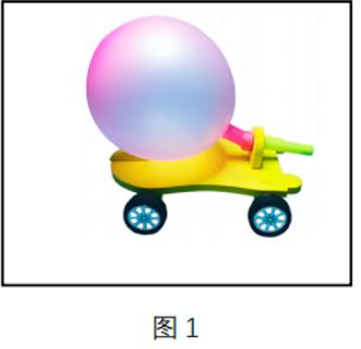 <p>为了使图 1 中的小车向左运动，并行驶得尽量远，气球喷气方向应该（ ）。 </p>