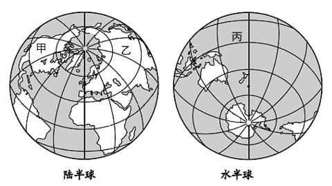 <p><strong>如图为世界海陆分布图&#xff0c;读图回答下列题目。</strong><span data-tex=""> </span>甲、乙大洲之间的分界线是&#xff08;　　&#xff09;</p>